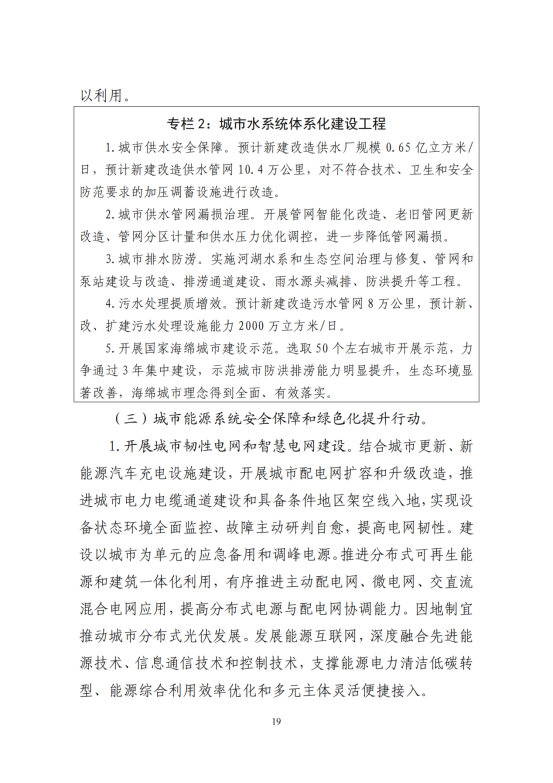 “十四五”全国城市基础设施建设规划_18
